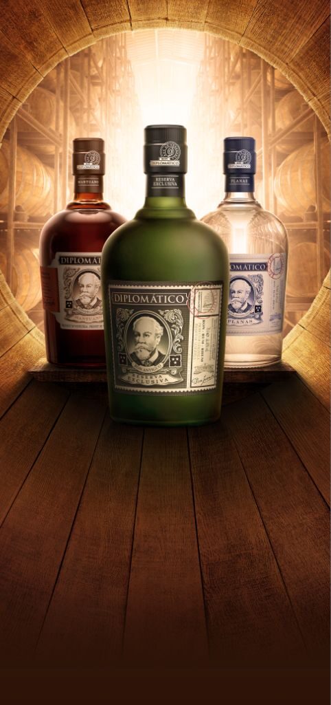 DIPLOMATICO Coffret rhum ambré Venezuela mantuano 40% +1 verre